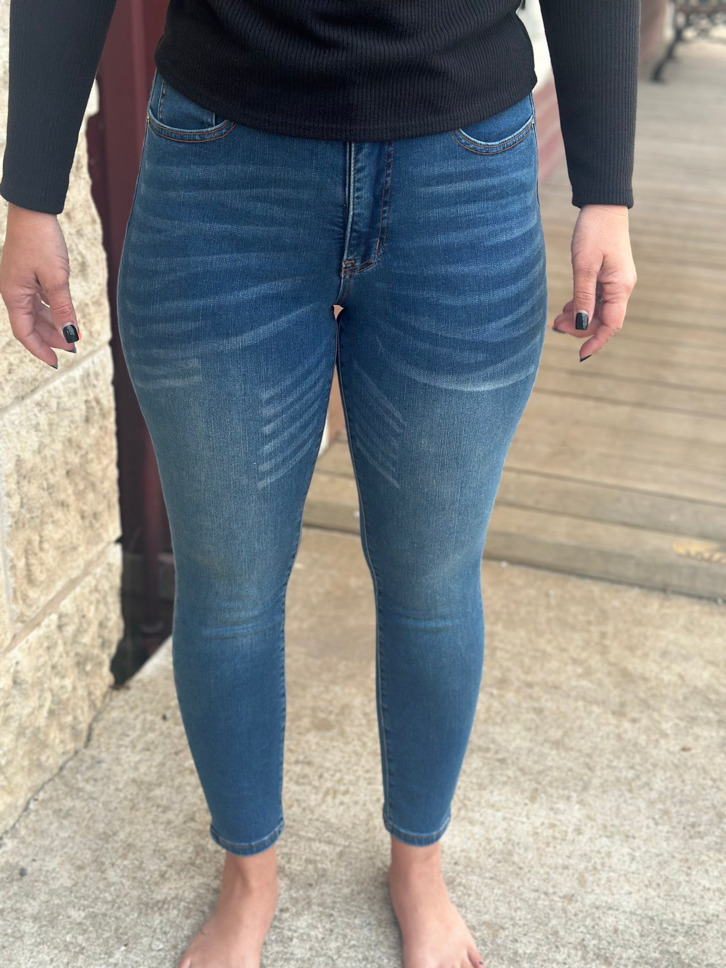 Tummy Control Skinny Jeans
