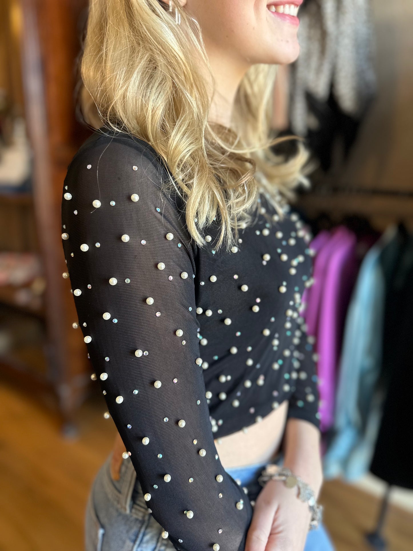 Pearl Crop Top
