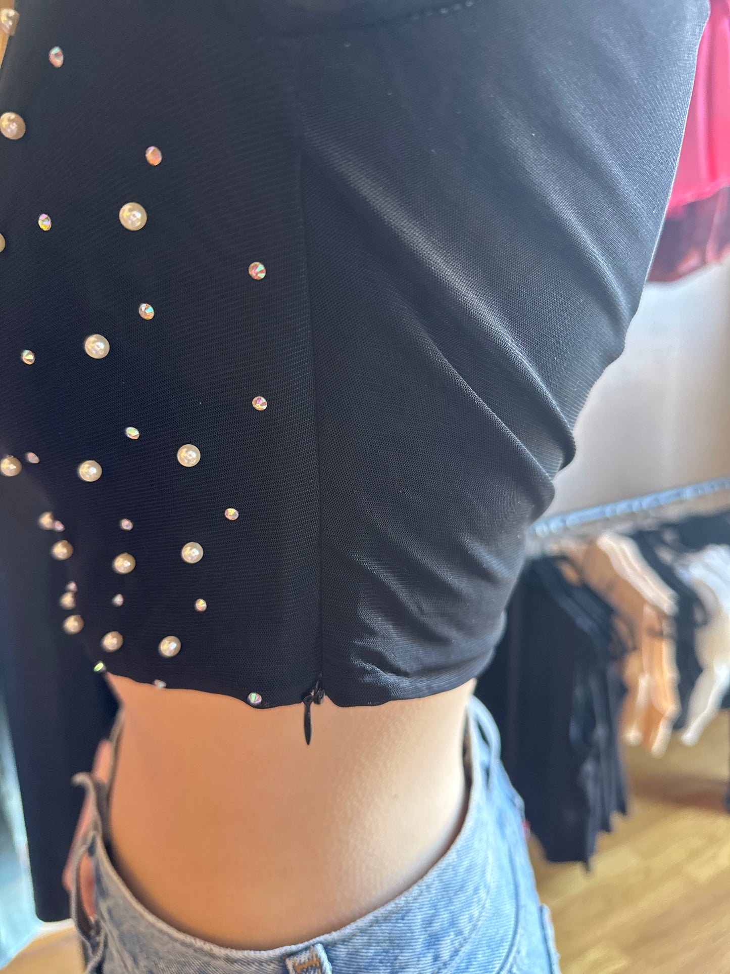 Pearl Crop Top