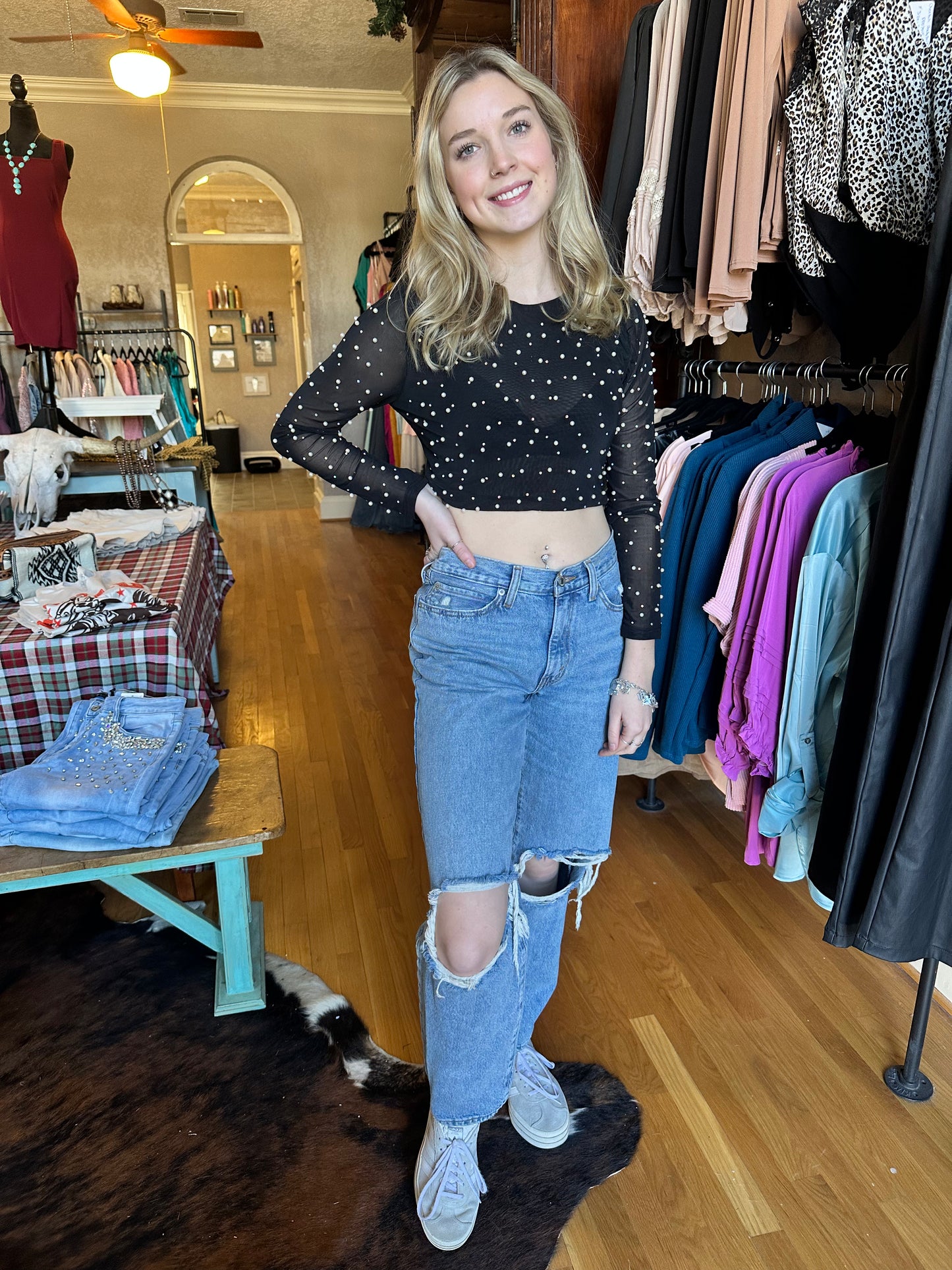 Pearl Crop Top