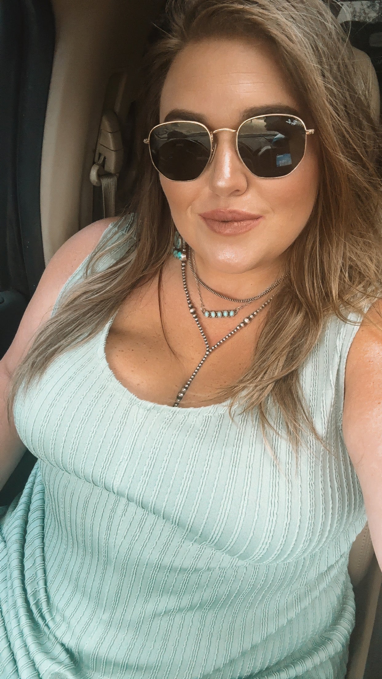 Textured Maxi Dress (Sage Green)