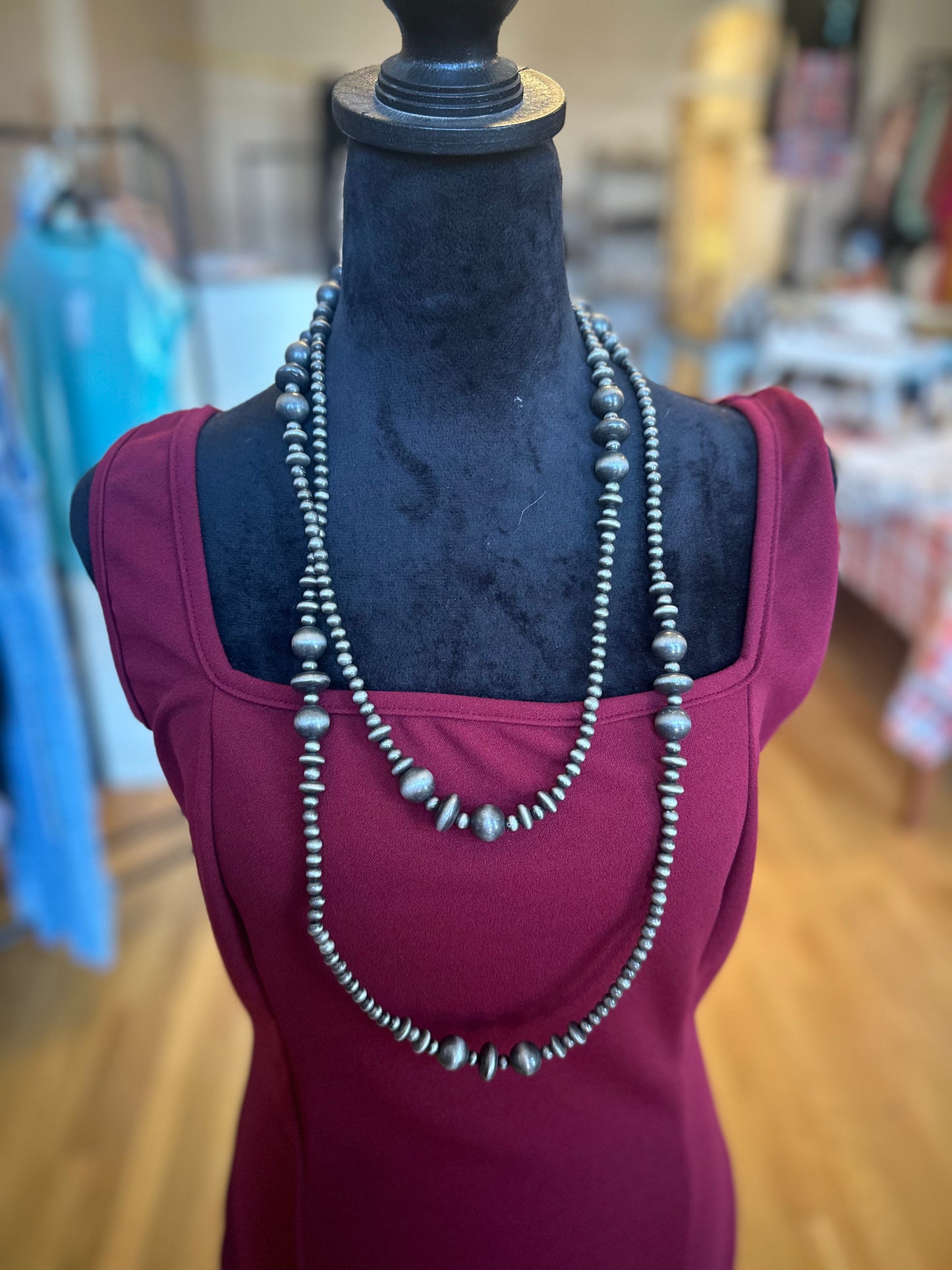 Silver Pearl Necklace