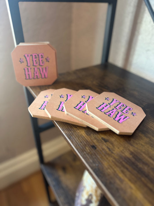 Yee Haw Coaster Set