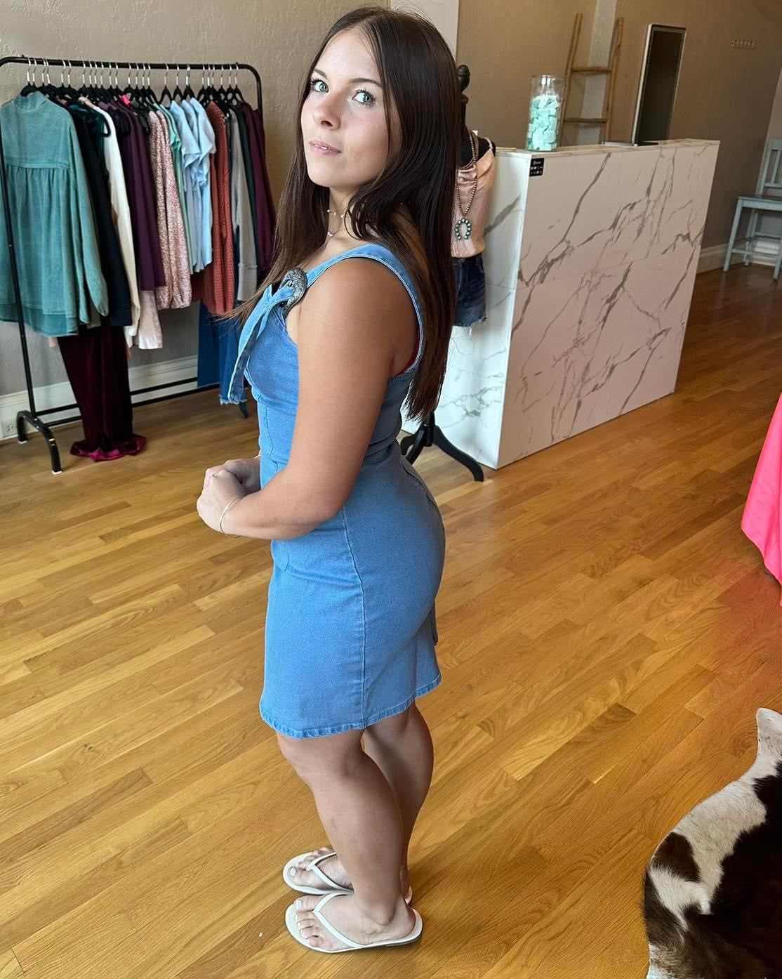 Denim Mini Dress