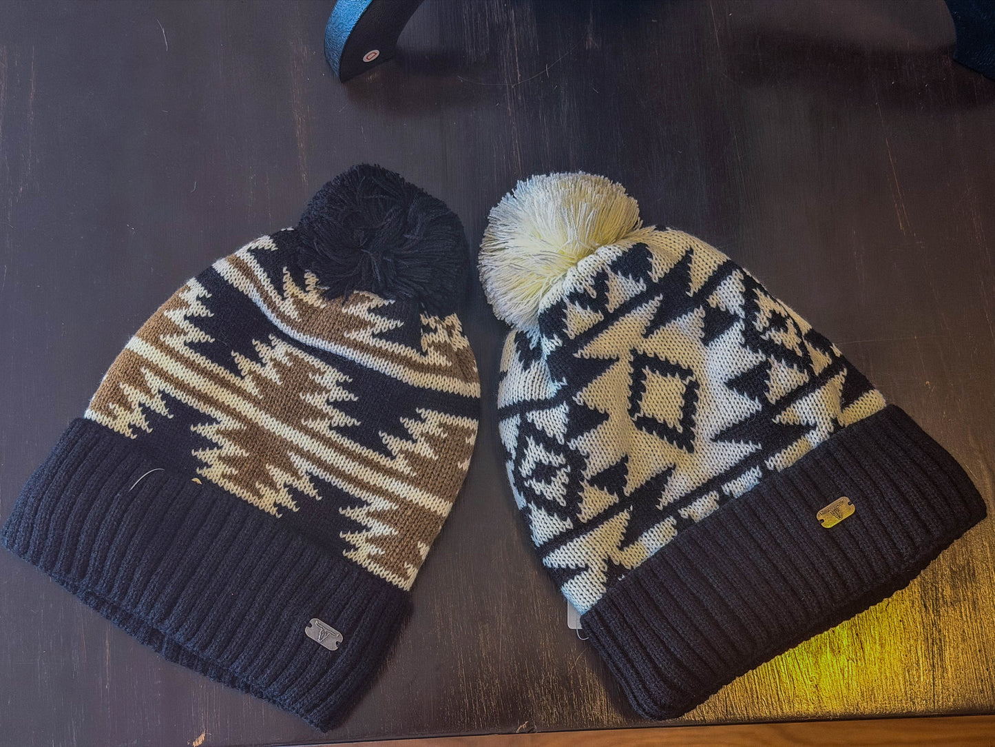 Black / Ivory Beanie
